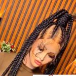 Black 360 full lace Braided Wig 003 - Ponytail Wig Style with Easy Styling & Comfortable Design for a Distinctive Look
