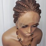 Brown Ponytail Synthetic Braided Wig for Classic Ladies with Natural Look Comfortable Fit Unisex Versatile and Easy to Maintain
