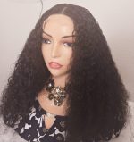 20" 5by5 PIXIE CURLS Human Hair Natural colour  Glueless wig  - Affordable Luxury for Ladies