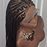 Black Alisha Keys Synthetic Braided Wig for Easy Styling with 360 Full Lace Natural Look Unisex Lightweight Versatile