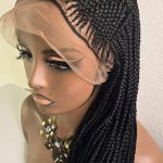 Black 36inches Synthetic Braided Wig for Classic Ladies with Natural Look Comfortable Fit and Easy Maintenance - Image 5