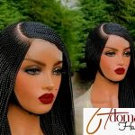 Adomac 015 C-Cut Synthetic Braided Wig for Classic Ladies Easy Styling with Multi-Color Braids Natural Look Unisex