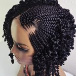 Adomac 045 Braided Wig One Sided Part for Classic Ladies - Stylish and Classic Design