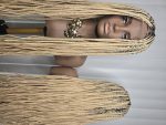 36-Inch Blonde Knotless Braided Wig – Elegant Long Braids for Beautiful Women - Image 3