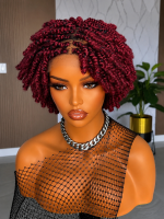 Kinky Twist synthetic braided wig for classic ladies. Lightweight, comfortable, stylish, and easy to wear. Perfect for everyday wear, church, work, parties and special occasions. Get a natural braided look without salon stress. - Image 2