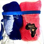 Adomac African net Sponge- Exfoliating Back Scrub bath sponge with knots -Long design for easy back scrubbing, Great for daily bathing and self-care  Reusable, durable, and easy to rinse