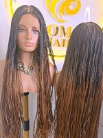 Elegant Brown Knotless  bone straight Synthetic Braided Wig for classic ladies. Lightweight, comfortable, stylish, and easy to wear. Perfect for work, church, outings, parties, and special occasions. Enjoy a classy braided look without salon stress. - Image 6