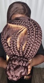 Elegant Brown Strapped Full Lace Wig for Sophisticated Ladies