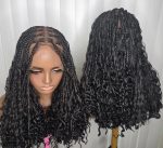 Chic Short Boho Braided Wig for Classic Ladies - Image 5