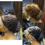 Black 360 Full Lace Cornrow Braided Wig – Neat, Natural-Looking & Ready to Wear - Image 9