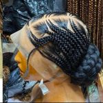 Black 360 Full Lace Cornrow Braided Wig – Neat, Natural-Looking & Ready to Wear