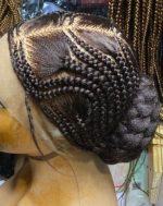 Black 360 Full Lace Cornrow Braided Wig – Neat, Natural-Looking & Ready to Wear - Image 8
