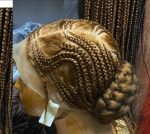 Black 360 Full Lace Cornrow Braided Wig – Neat, Natural-Looking & Ready to Wear - Image 3