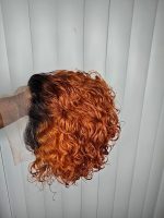 13x1 Short Pixie Curls 100% Human Hair Wig with Transparent Lace, Frontal Glueless Wig - Image 5