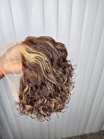 13x1 Short Pixie Curls 100% Human Hair Wig with Transparent Lace, Frontal Glueless Wig - Image 11